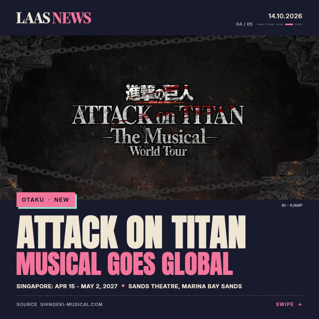 Attack on Titan musical goes global!