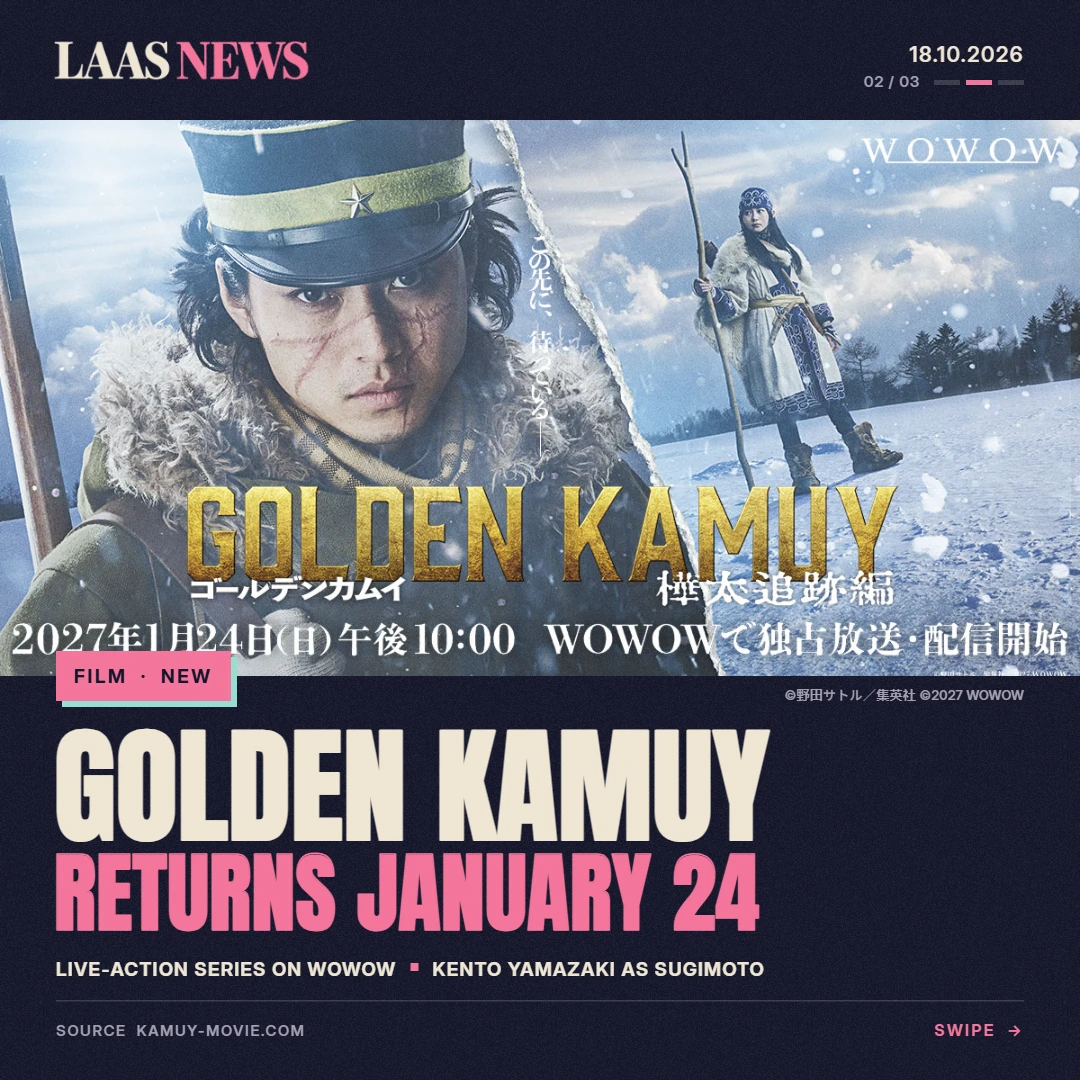 GOLDEN KAMUY RETURNS JANUARY 24!